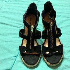 Justfab Zipper Espadrilles